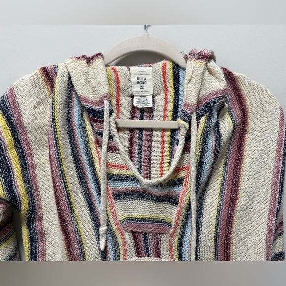 BILLABONG STRIPED BAJA HOODIE WOMEN’S. SIZE: SMALL - Picture 9 of 11